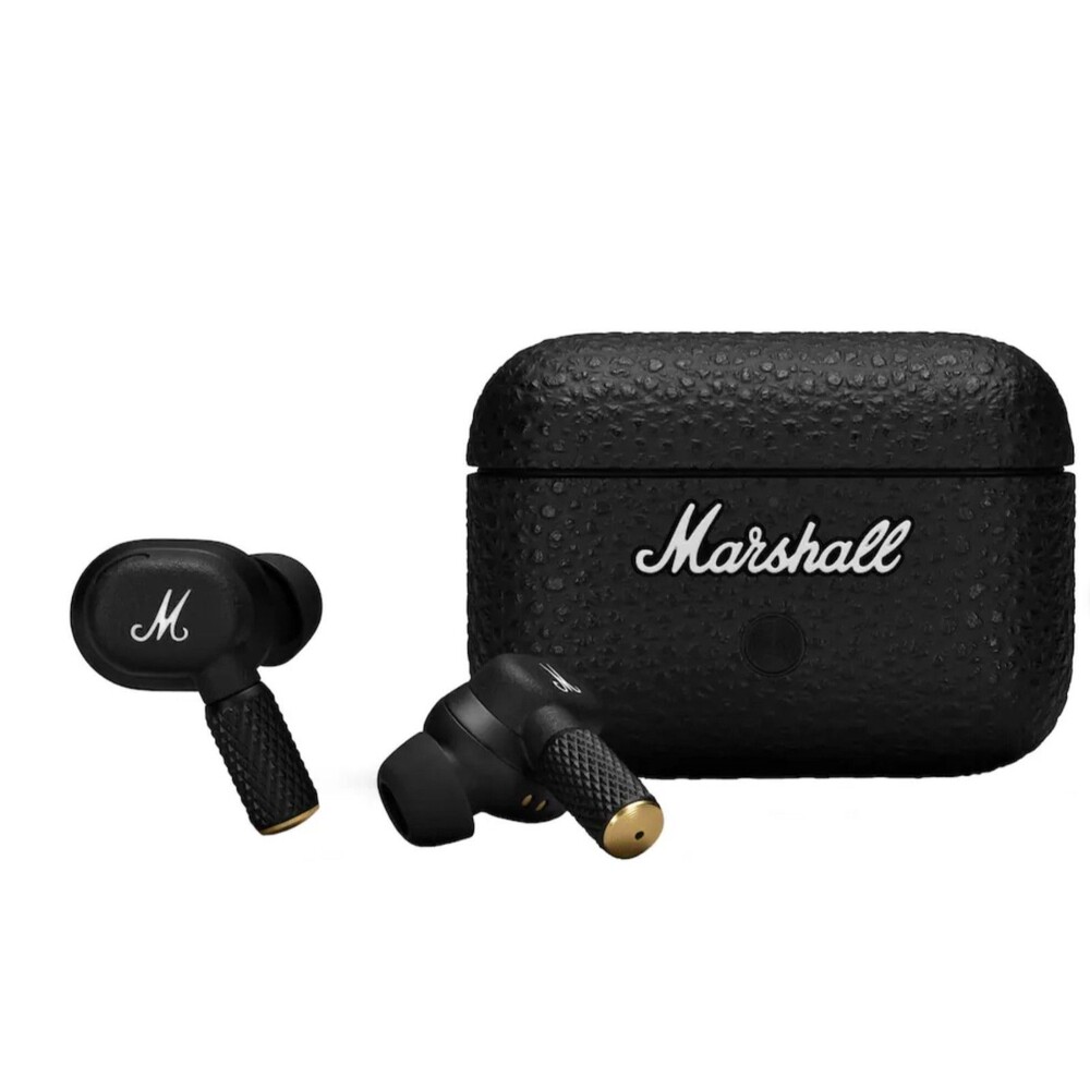 Marshall Motif II A.N.C Active Noise-Canceling Bluetooth Earbuds (Black)